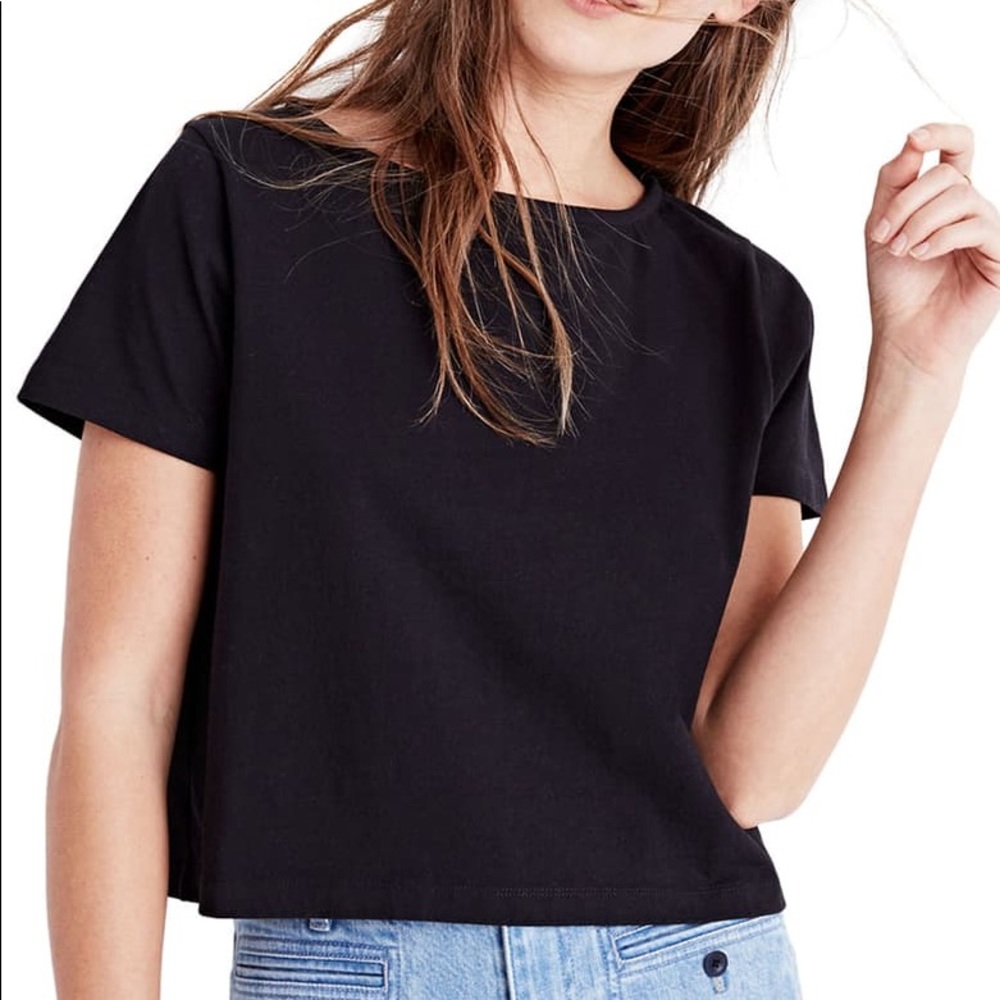 NWT Madewell Setlist Boxy Gray T-Shirt